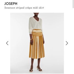 Joseph stripped midi skirt, size 36